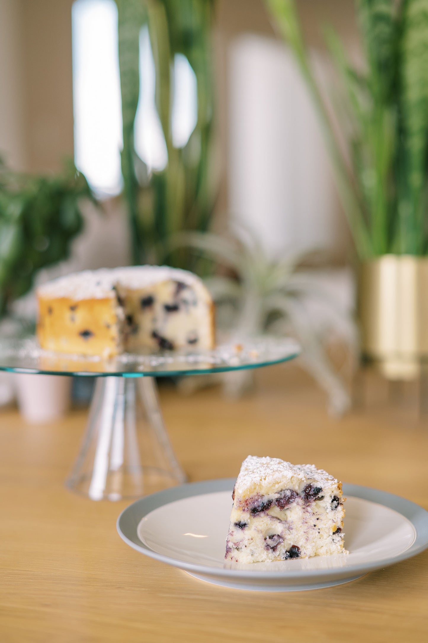 Mom's Blueberry Tea Cake